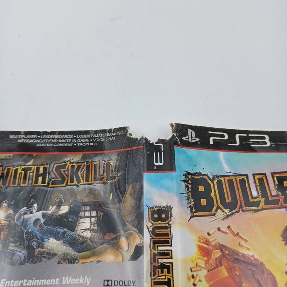 BULLETSTORM (Sony PlayStation 3, 2011) PS3 No Manual Artwork Damaged Tested - Picture 6 of 8